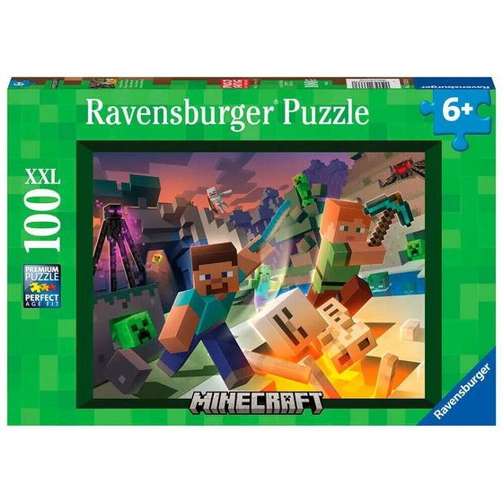 RAVENSBURGER Пазл Minecraft XXL 100 деталей