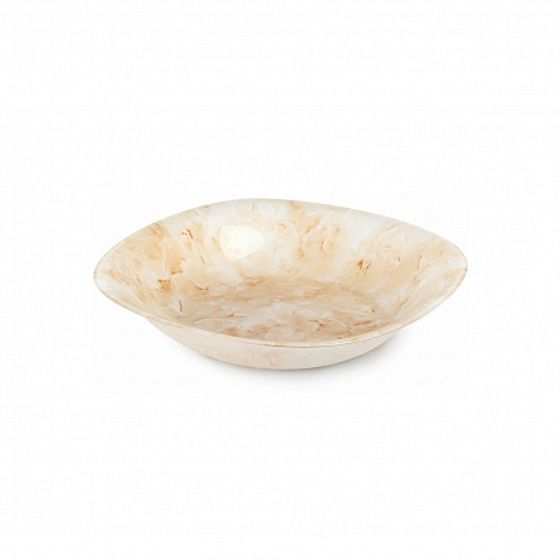 Тарелка суповая МАРБЛ БЕЖ 21см