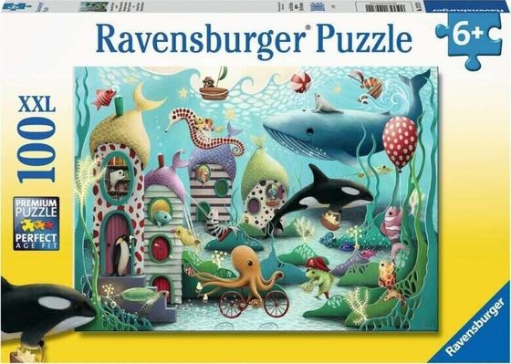 Ravensburger Puzzle 100 elementów XXL świat pod wodą