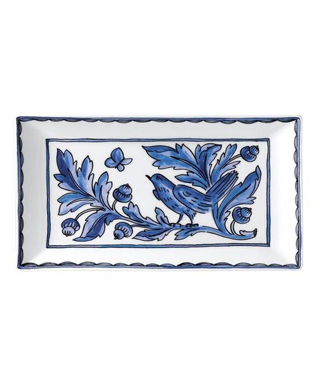 Blue Bird 11&quot; Rectangular Platter