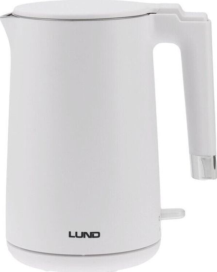 LUND ELECTRIC KETTLE 1.5L WHITE COOL TOUCH