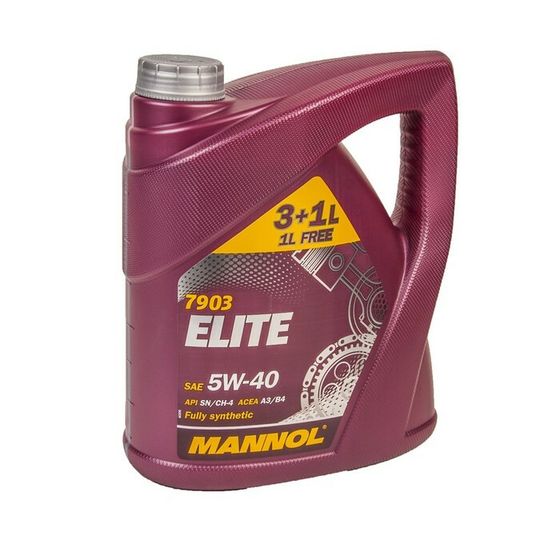 Масло моторное MANNOL 5w40 син. ELITE, 4 л