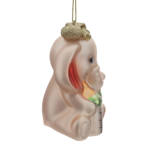 Украшение новогоднее "Слоник", L7,5 W5 H9 см