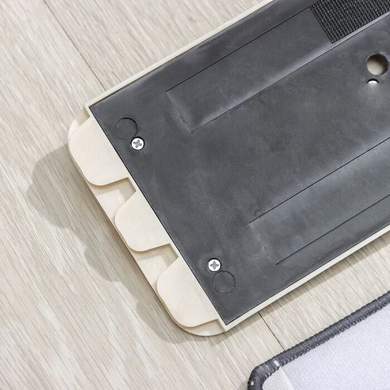 !Швабра с отжимом и ведро: ведро с отсеками для полоскания и отжима 10 л, швабра плоская, запасная насадка из микрофибры