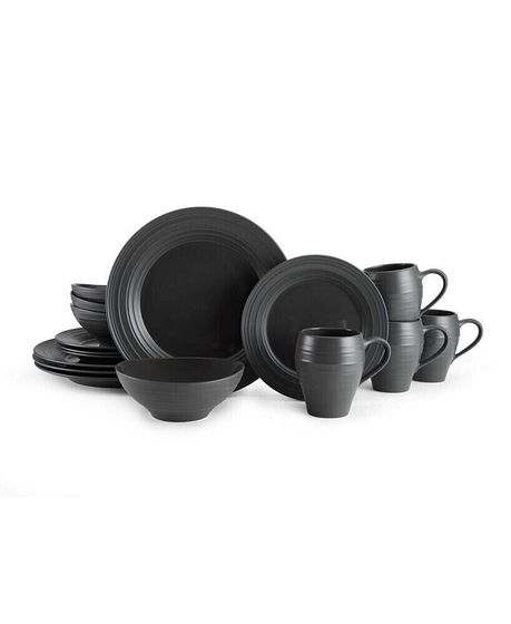 Swirl 16 Piece Dinnerware Set, Service for 4