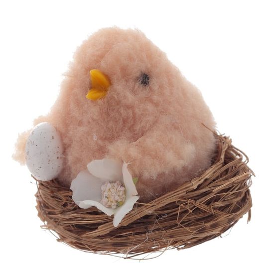 Изделие декоративное &quot;Гнездо пасхальное&quot;, L6 W6 H6 см, 2в.