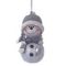 Фигурка декоративная подвесная &quot;Снеговик&quot;, L4,5 W4,5 H8,5 см, 2в.