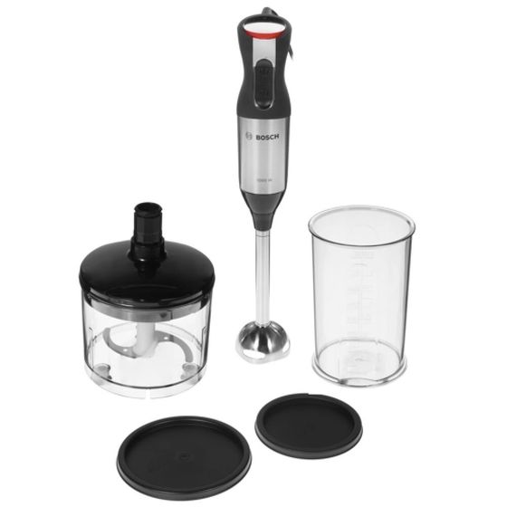 Блендер погружной Bosch MS6CM6120 1000Вт серебристый/черный/красный