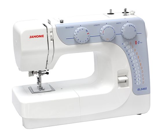 Швейная машина Janome EL546S белый/голубой