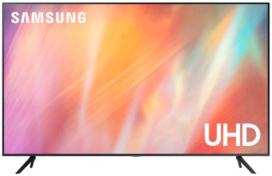 Телевизор LED 75&quot; Samsung UE75AU7100UCCE черный 4K SmartTV безрамочный