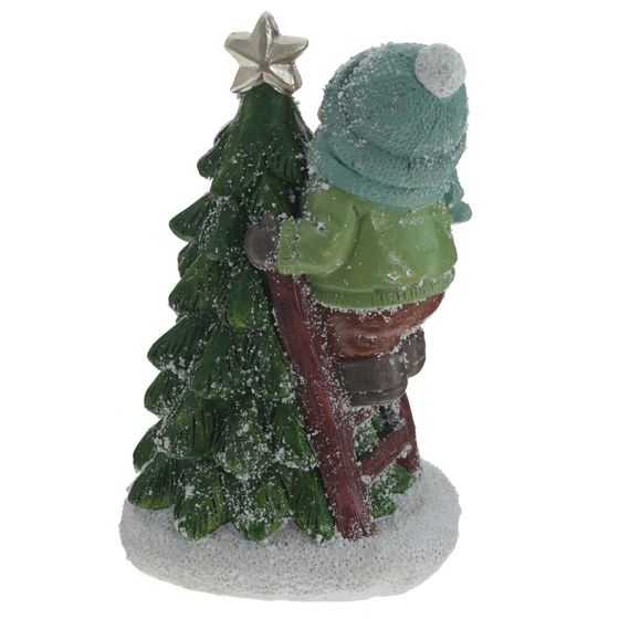 Фигурка декоративная &quot;Ребёнок&quot; с подсвет (LR44x2, н/п), L8 W7 H13 см, 2в.