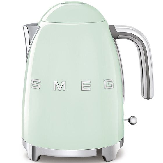 Электрический чайник Smeg KLF03PGEU (Pastel Green) - 1.7 L - 2400 W - Зеленый - Пластик - Нержавеющая сталь - Индикатор уровня воды - Защита от перегрева