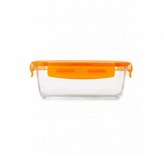 Контейнер стеклянный PUREBOX ACTIVE NEON MIX прямоугольный 820мл