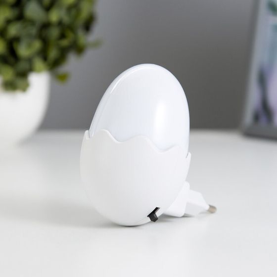 Ночник &quot;Мила&quot; LED белый 6х9х8,5 см
