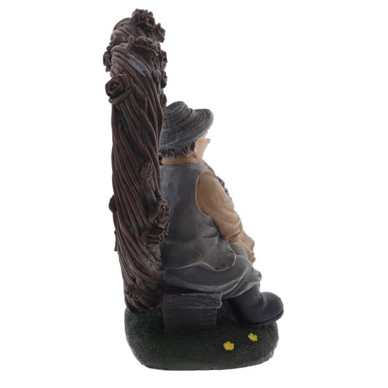 Фигурка декоративная "Бабушка с дедушкой", L18 W9,5 H18 см, 2в.