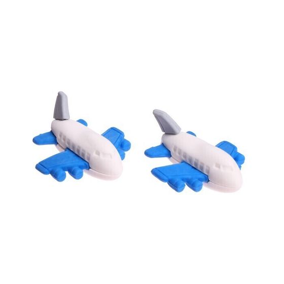 !09 Ластик (набор 5 штук) фигурный "Самолет"