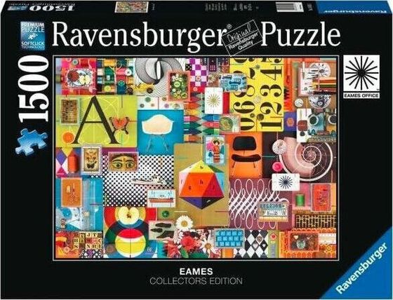 Ravensburger Puzzle 2D 1500 elementów Domek z kart