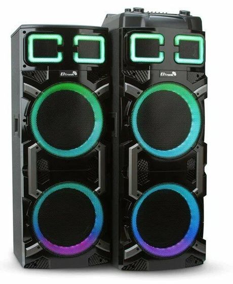 Колонки 2.0 Eltronic 30-21 TWIN CRAZY BOX 200Вт черный