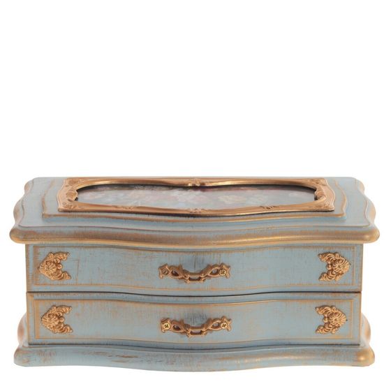 Шкатулка для украшений (музык.), Д21,5 Ш12 В9 см