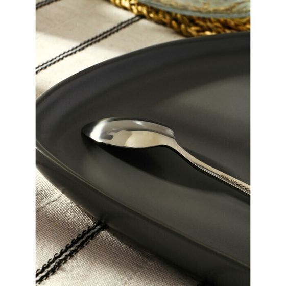 !09 Ложка чайная 2 штуки Magistro «Блинк», 14,5×3, на подвесе, цвет серебряный