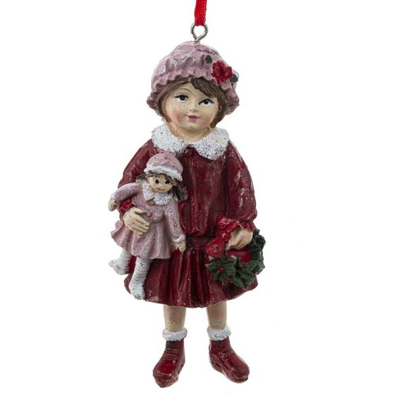 Изделие декоративное подвесное "Девочка/Мальчик", L5 W3 H11 см, 4в.