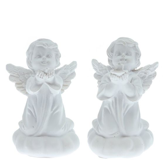 Фигурка декоративная &quot;Ангел&quot;, L6,5 W6 H10,5 см, 2в.