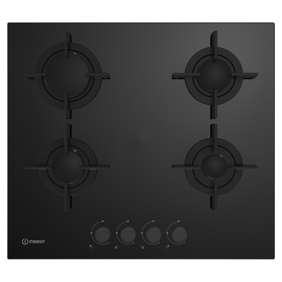 Газовая варочная панель Indesit INGT 61 IC/BK черный
