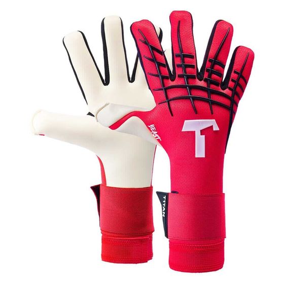 T1TAN Red Beast 3.0 goalkeeper gloves