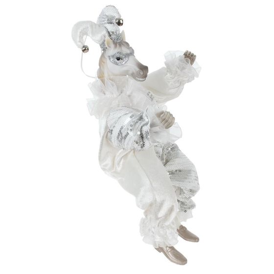 Игрушка набивная подвес "Лошадь-клоун", L15 W9 H37/24 см