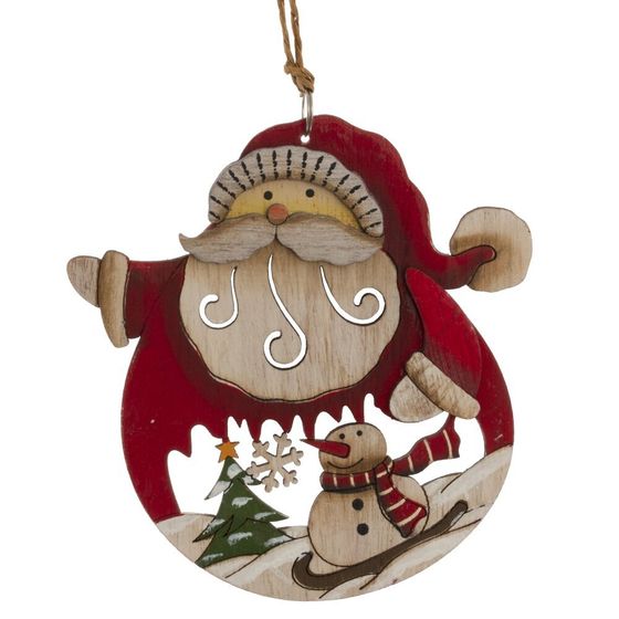 Изделие декоративное подвесное "Рождество", L11 W0,5 H11 см, 4в.