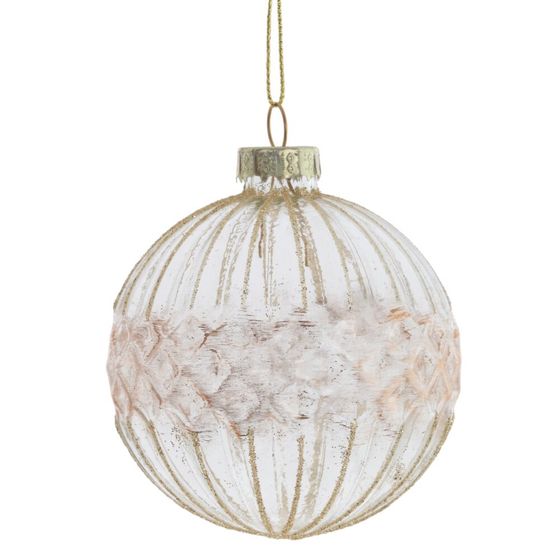 Украшение новогоднее "Шар", D 7 см, L7 W7 H8,5 см