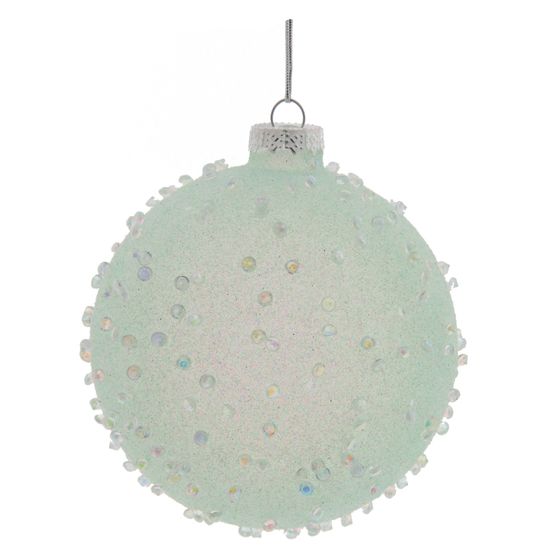 Украшение новогоднее "Шар", D 10 см, L10 W10 H12 см