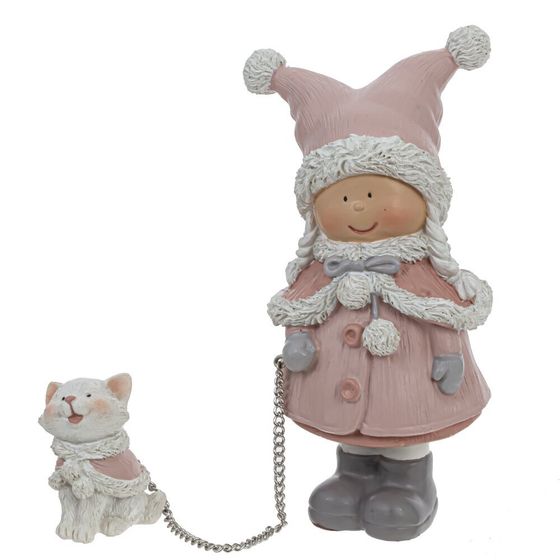 Фигурка декоративная &quot;Девочка&quot;, L7 W6 H11,5 см, 3в.