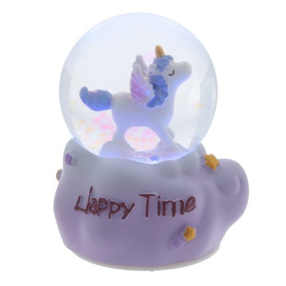 Фигурка декоративная &quot;Лошадка&quot; в стекл шаре (подсвет, 3xДR41), D4.5 см, Д5,5 Ш5 В7 см, 4в.