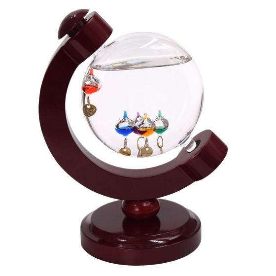 !09 Термометр Галилея, Д13 Ш9 В18 см,