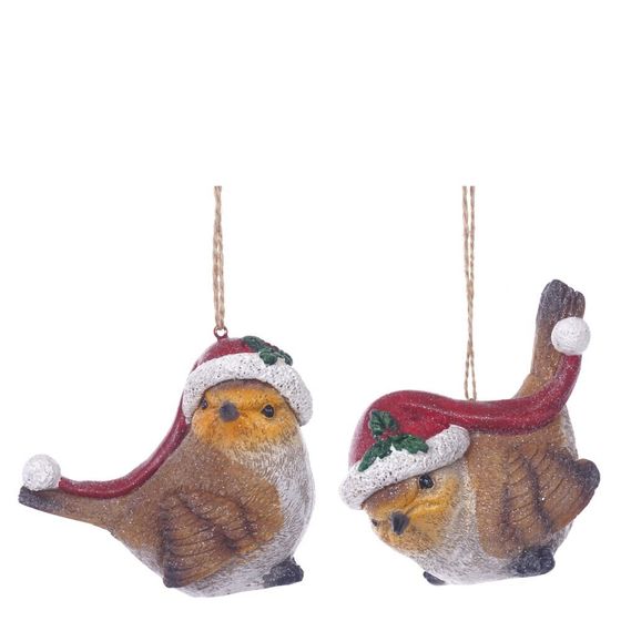 Фигурка декоративная подвесная &quot;Птичка&quot;,  L9 W5 H8 см, 2в.