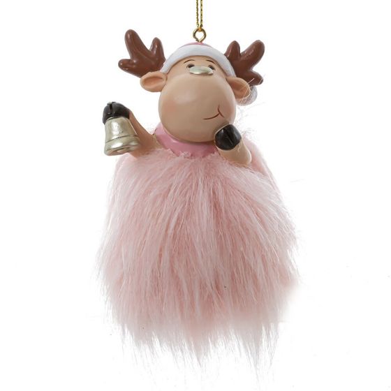 Фигурка декоративная подвесная &quot;Олень&quot;, L6 W6 H10 см, 2в.