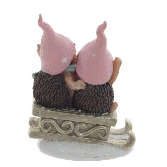 Фигурка декоративная &quot;Ежики&quot;, L9,5 W6,5 H12,5 см