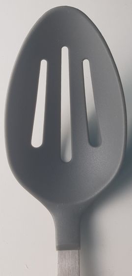 !09 Набор из 2-х кухонных инструментов + ПОДАРОК (кулинарные инструменты 8 штук)- Лопака+Ложка с прорезями 38 см. цвет микс