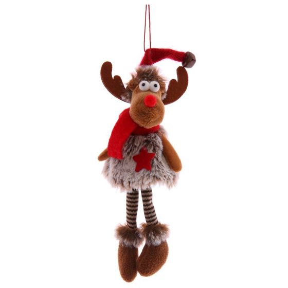 Изделие декоративное &quot;Олень&quot;, с колпаком, L8 W6 H25/18 см, 3в.