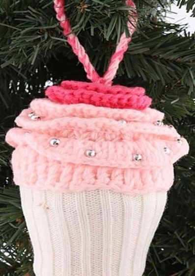 !09 Изделие декоративное новогоднее &quot;Корзина&quot; ручная работа 11 см.