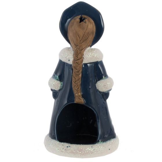 Подсвечник &quot;Снегурочка, L8,5 W7 H16,5 см, 2в.