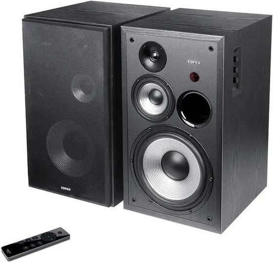 Колонки 2.0 Edifier R2850DB Black 150W RMS, 42-20000Гц, дерево, пульт ДУ, Bluetooth 5.1,выход на сабвуфер,Opt/Coaxial,2 RCA