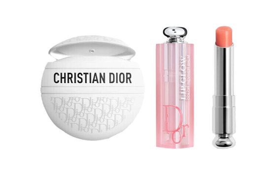 DIOR Heartbeat Monogram Color-Changing Lip Balm Skincare Sets Moisturizes And Moisturizes 50ml+#001/50ml+#004