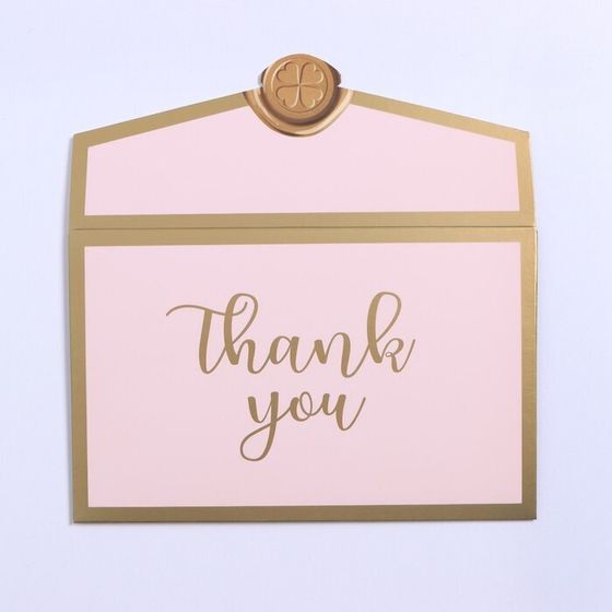 !Коробка для шоколада 5 штук Thank you, 22 × 12 см