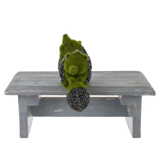 Фигурка декоративная "Ежи", L7 W21 H11,5 см