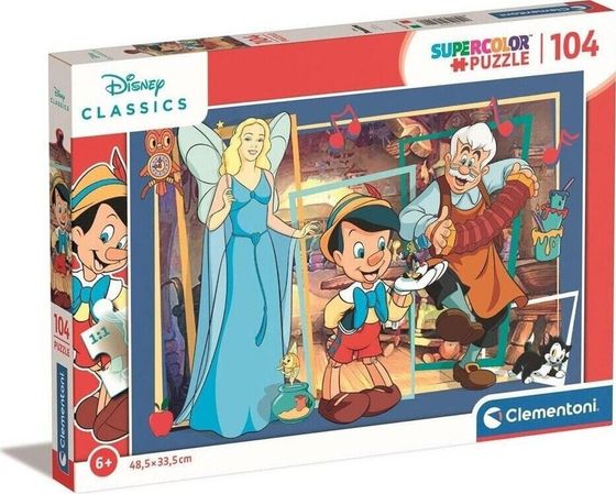 Clementoni Puzzle 104 Super Disney Classic Pinocchio