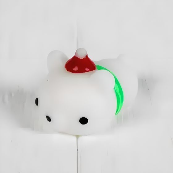 !НАБОР 4 ШТУКИ - Мялка-антистресс «Белый мишка»