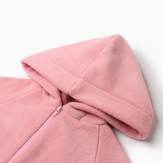 Толстовка детская MINAKU: Fleece Soft, цвет розовый, рост 104 см