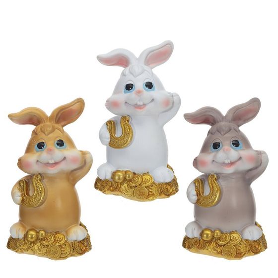 !09 Копилка &quot;Кролик&quot;, L6,5 W6 H10,5 см, 3в.